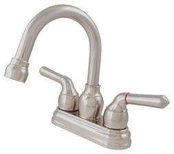 LDR 952 46405BN Exquisite Bathroom Faucet, Gooseneck Swing S