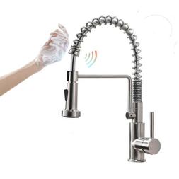 Friho Lead-Free Brushed Nickel Kitchen Faucet Stainless Stee