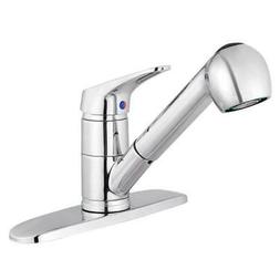 Pull-Out Spray Kitchen Faucet Swivel Spout Sink  Single Hand