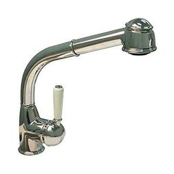 Rohl R7903LPAPC Country Side Lever Pull-Out Kitchen Faucet, 