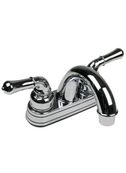 RV / Mobile Home Bathroom Sink Lavatory Faucet - Chrome Fini